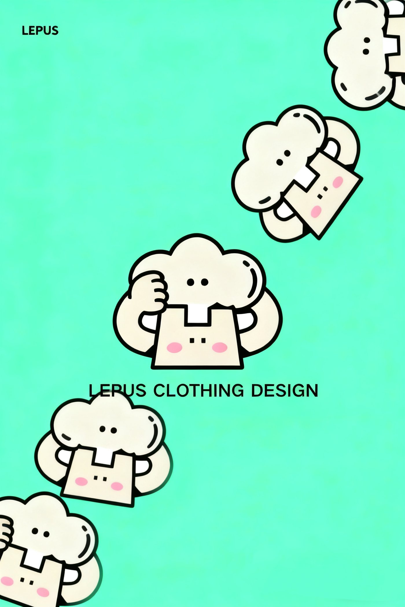 LEPUS 品牌满印图案