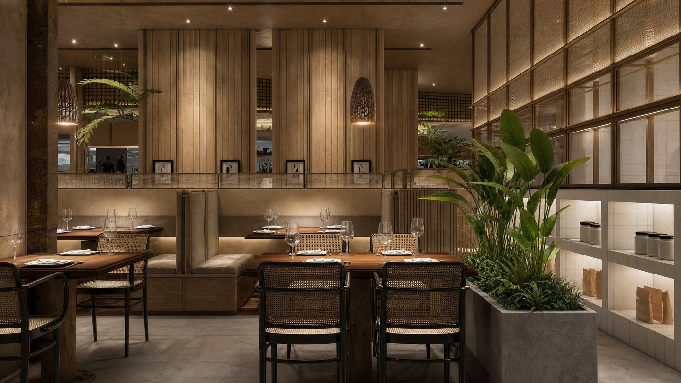 卡座用餐区